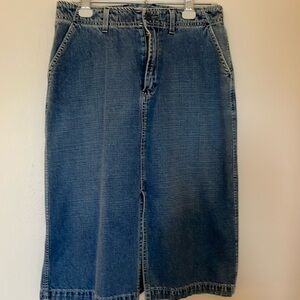 Vintage Lucky Brand Jean Skirt